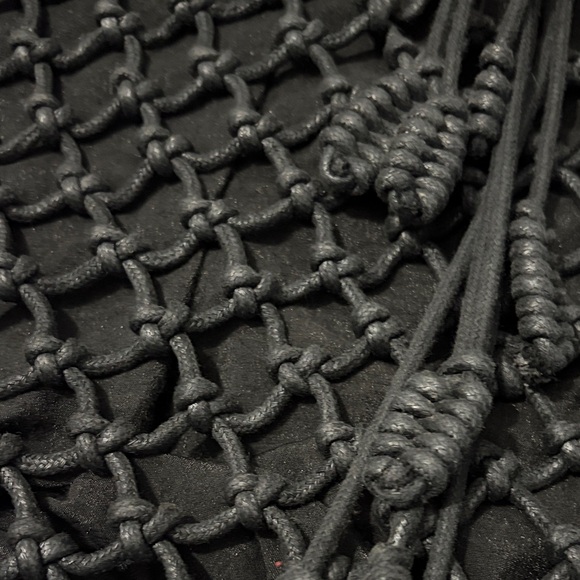 Monserat De Lucca Black Knotted Shoulder Bag - Picture 5 of 13